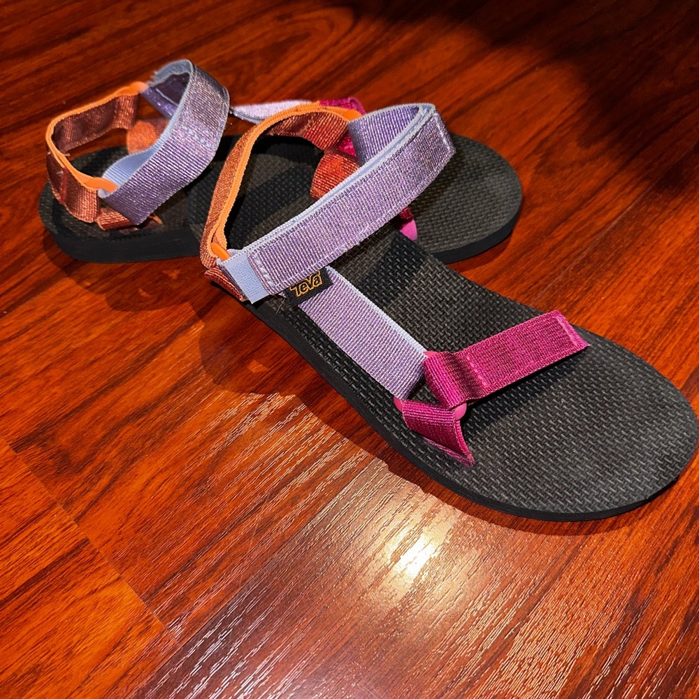 Teva Women's Sandals in Purple, Orange, and Black